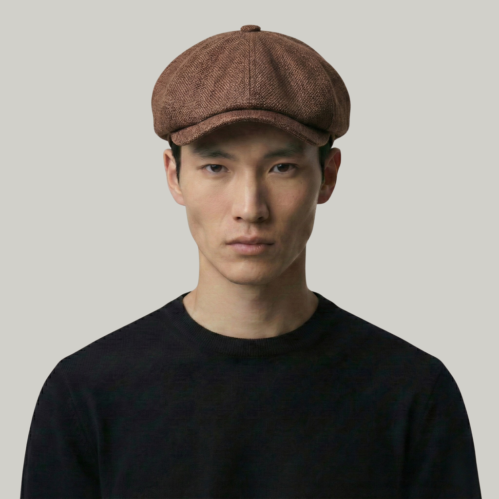 Béret Gavroche Marron Simple