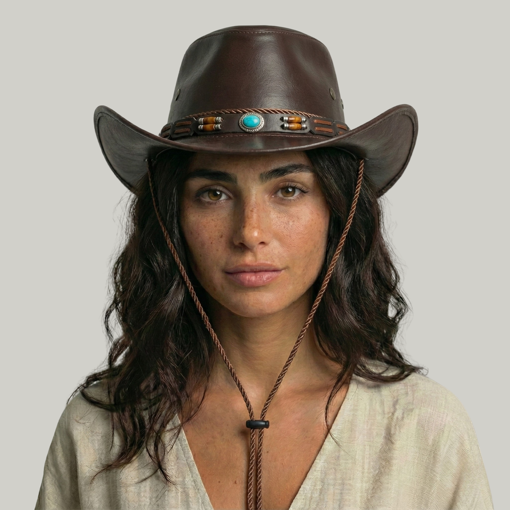 Chapeau de Cowboy Marron Campagne