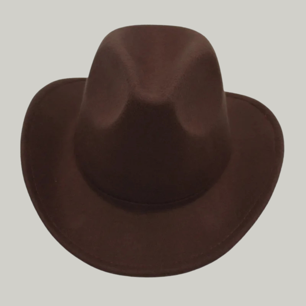 Chapeau de Cowboy Noir Sans Motif