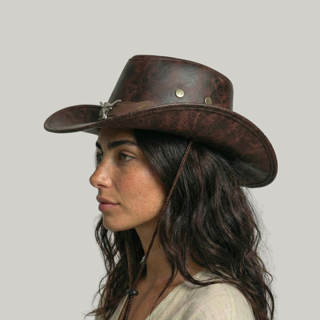 Chapeau de Cowboy Marron Western