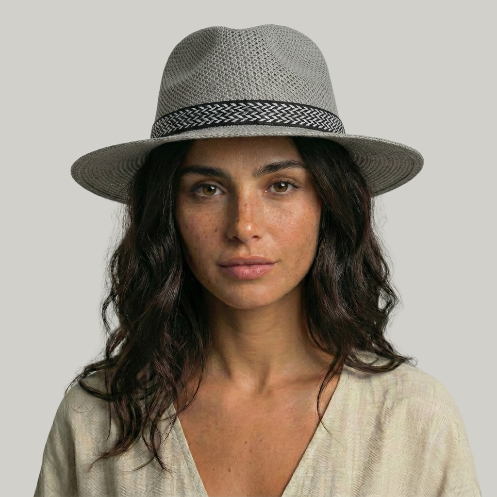 Chapeau Panama Gris Paille
