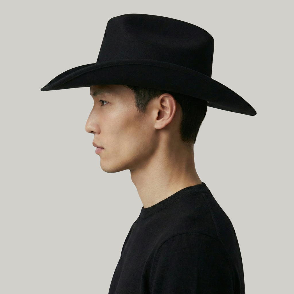 Chapeau de Cowboy Noir Classe