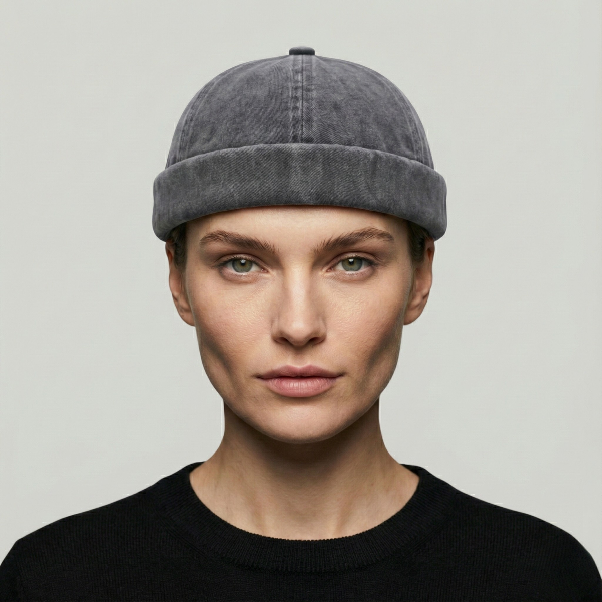 Bonnet Docker Gris Délavé