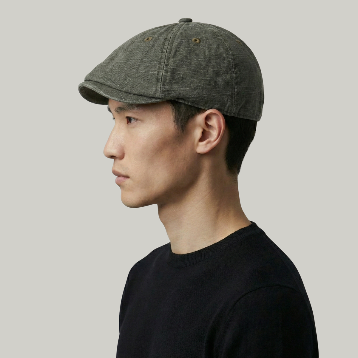 Béret Homme Vert Délavé