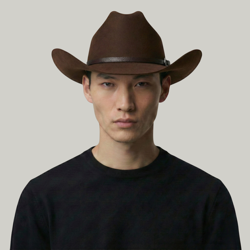 Chapeau de Cowboy Marron Classe