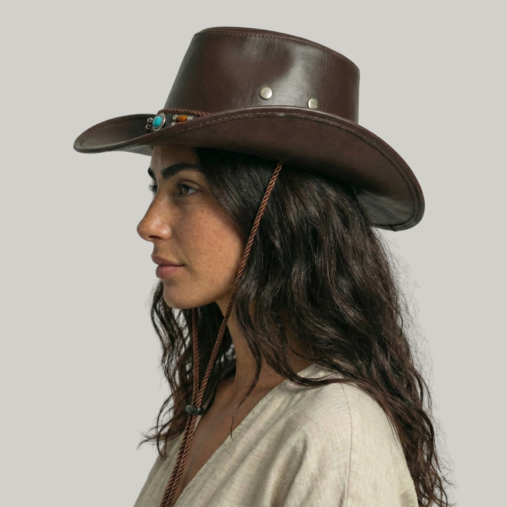 Chapeau de Cowboy Marron Campagne