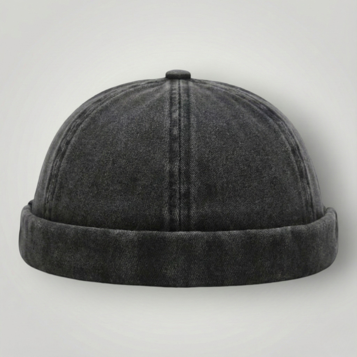 Bonnet Docker Noir Délavé