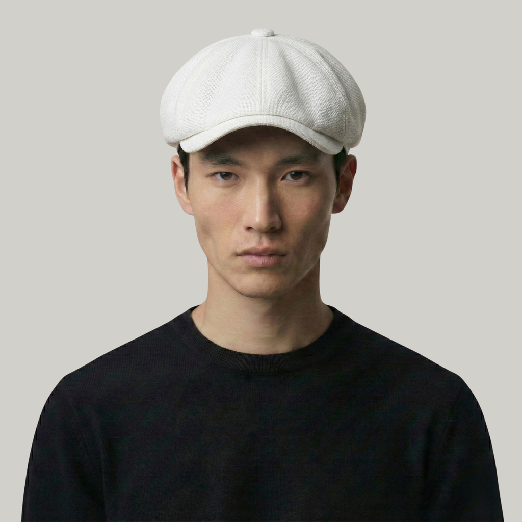 Béret Gavroche Blanc Simple