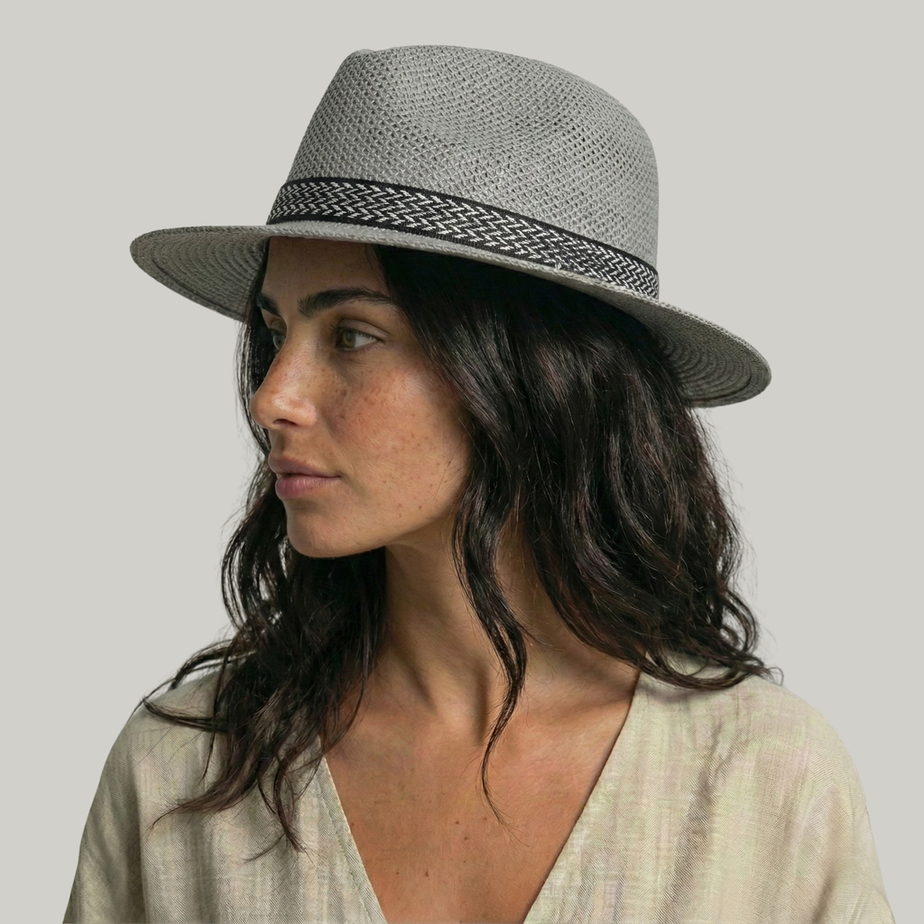 Chapeau Panama Gris Paille