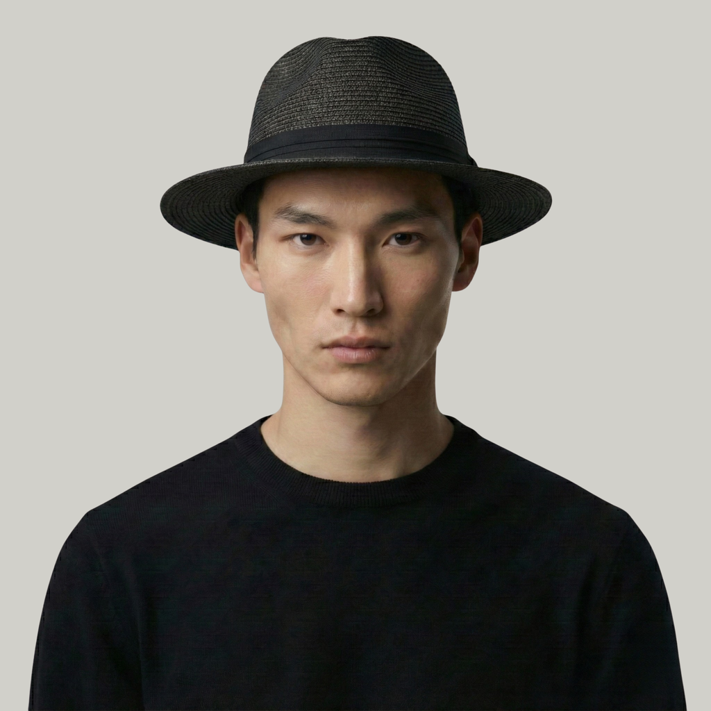 Chapeau Panama Homme Noir Paris