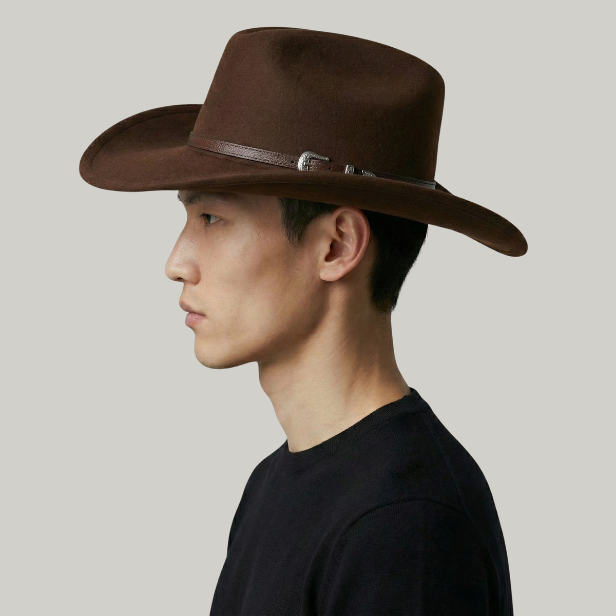 Chapeau de Cowboy Marron Classe