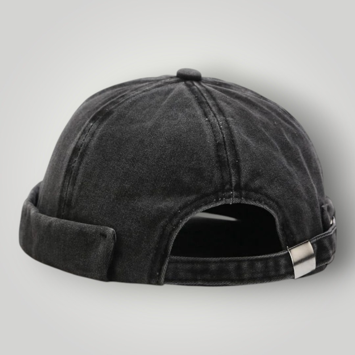 Bonnet Docker Noir Délavé