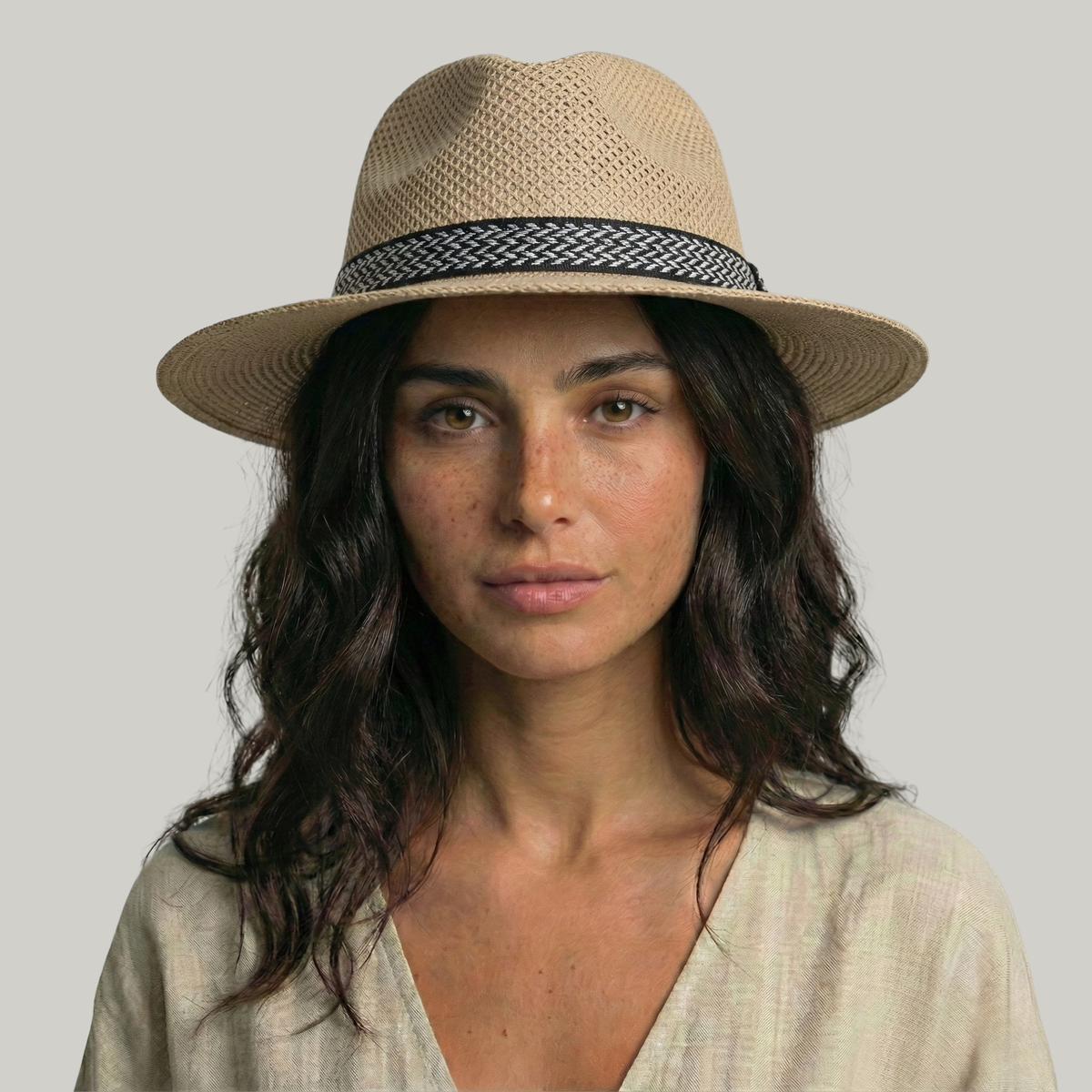 Chapeau Panama Beige Paille