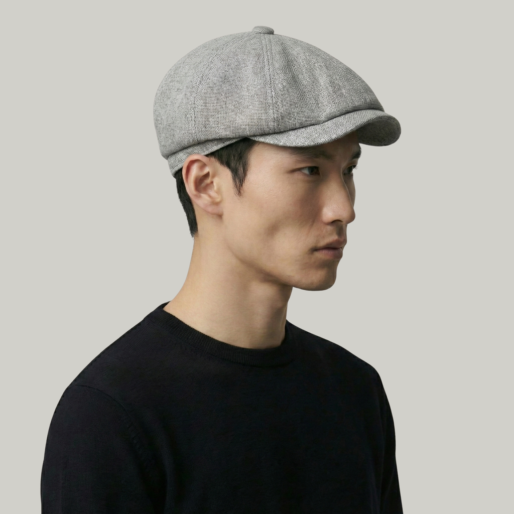 Béret Gavroche Gris Simple