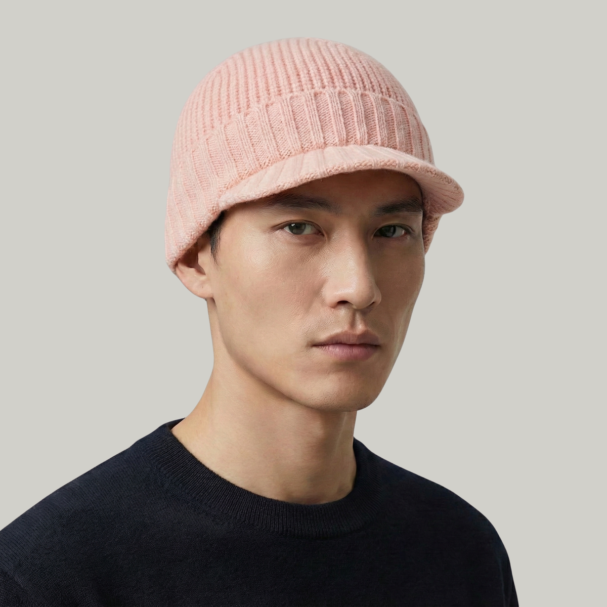 Bonnet Casquette Rose Double Sens