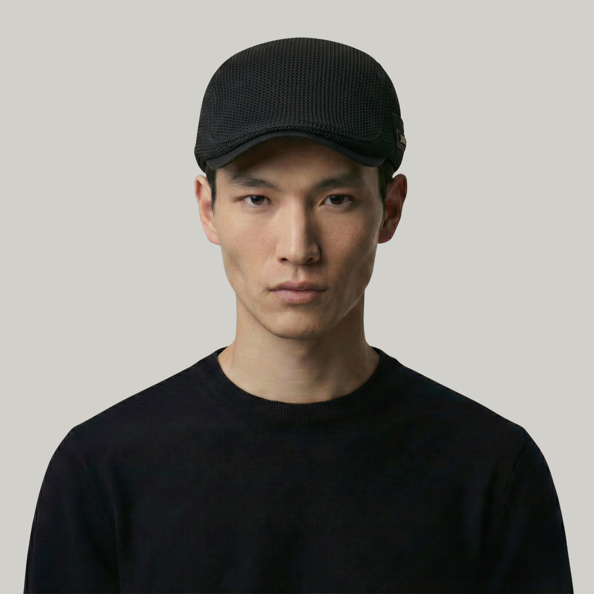 Béret Homme Noir en Maille