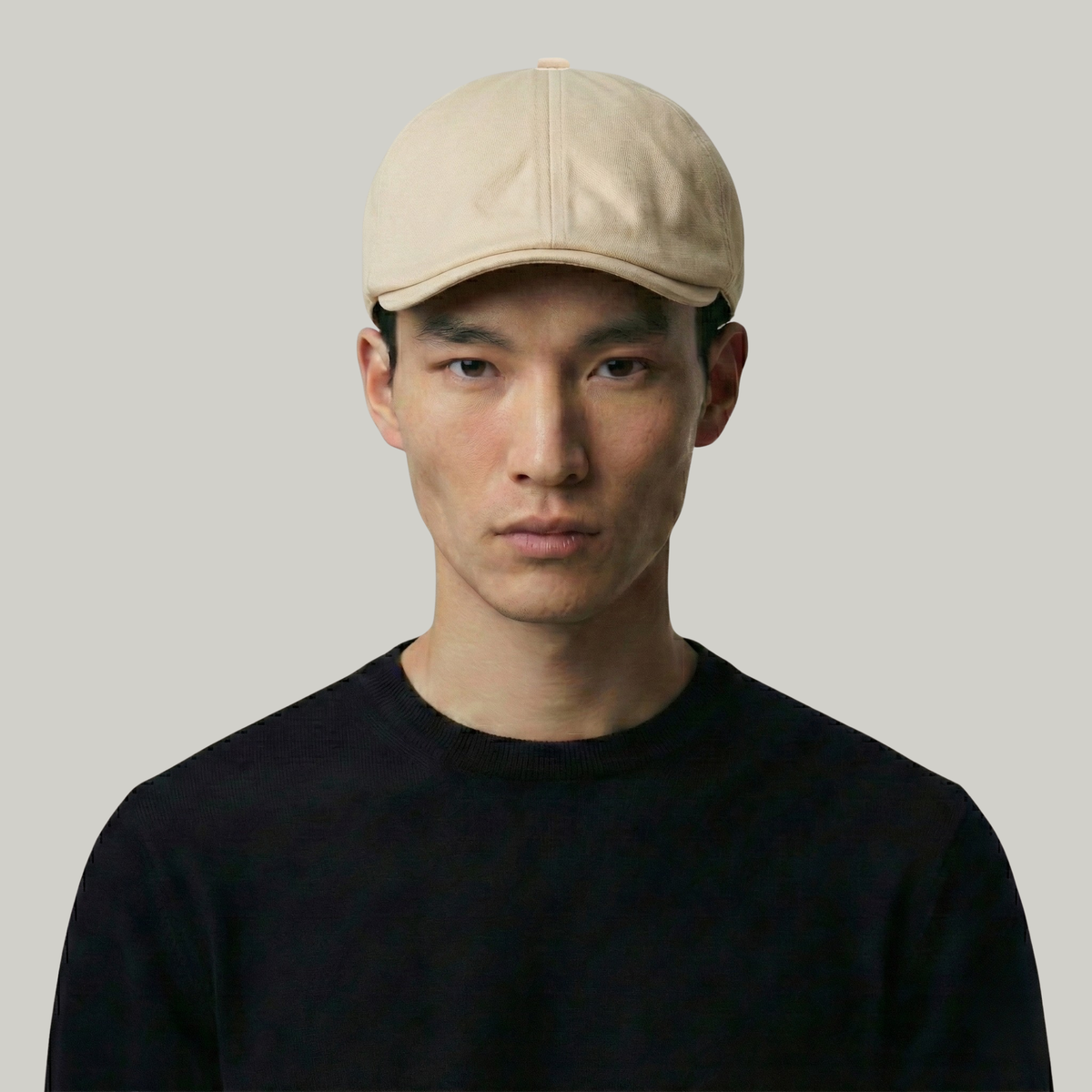 Béret Beige avec Patch