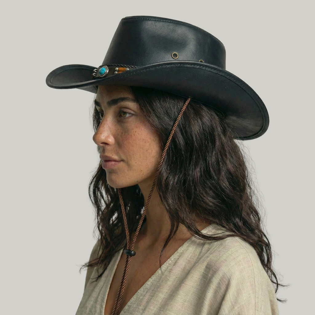 Chapeau de Cowboy Noir Campagne