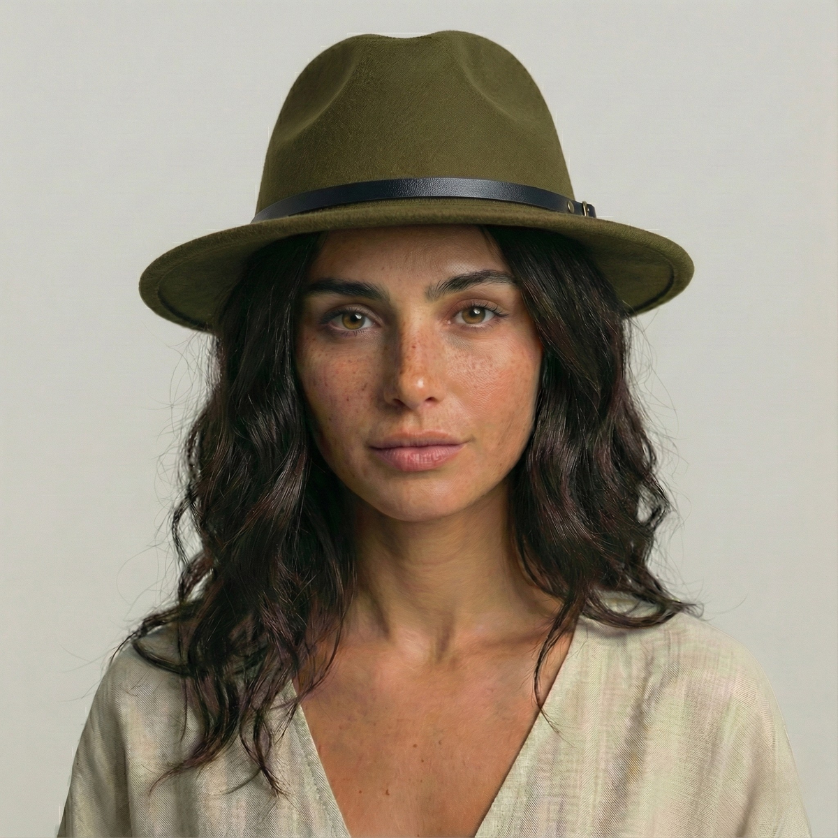Chapeau Fedora Vert Classique