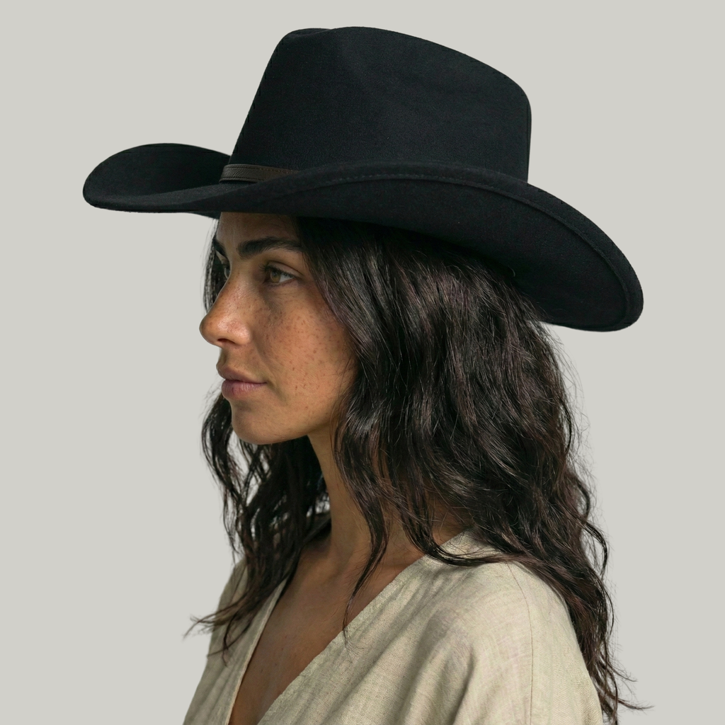Chapeau de Cowboy Noir Classe