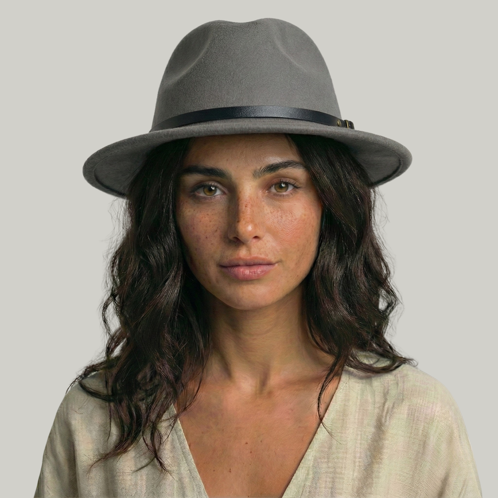 Chapeau Fedora Gris Classique