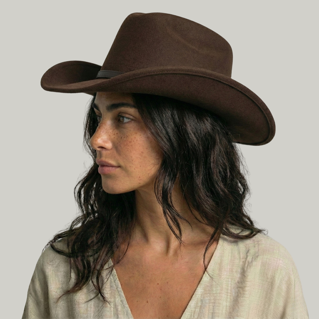 Chapeau de Cowboy Marron Classe