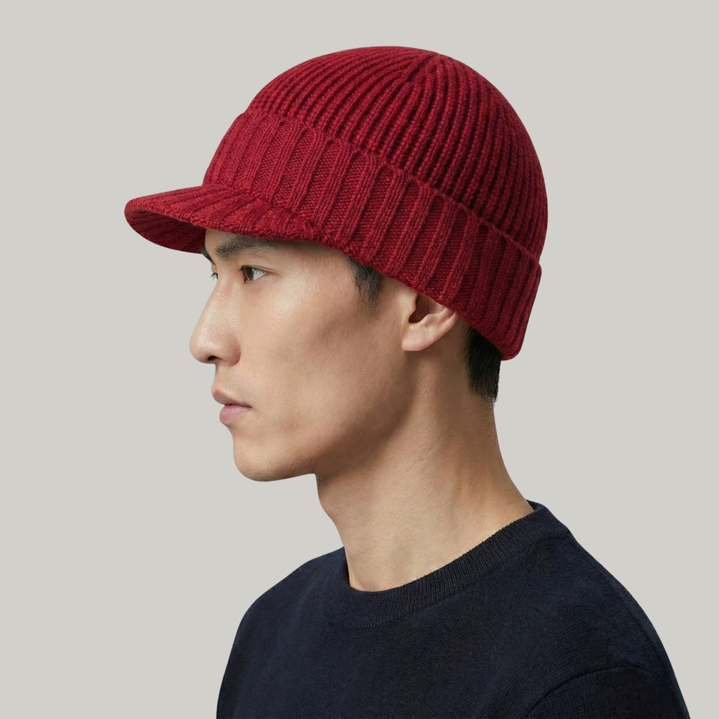 Bonnet Casquette Rouge Double Sens