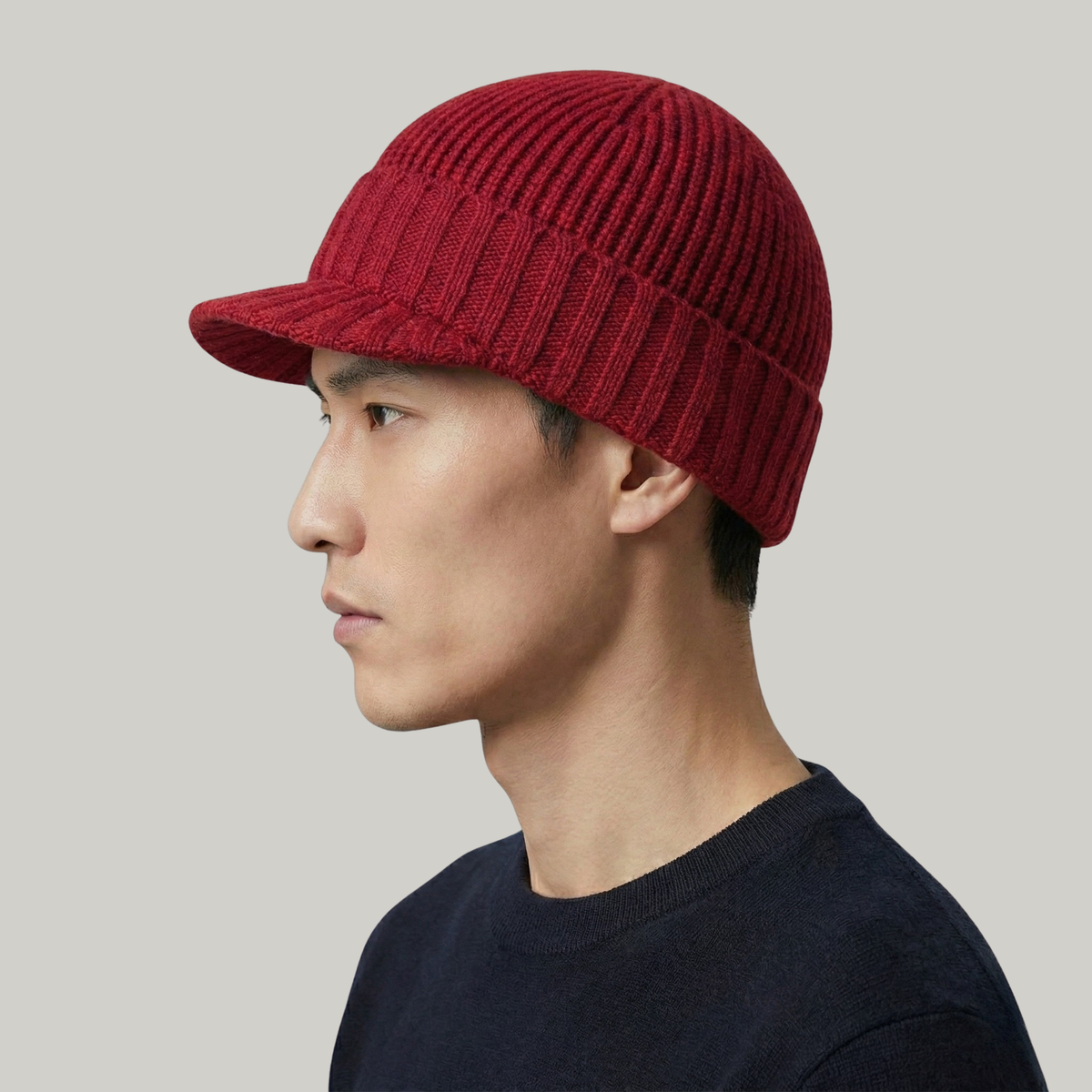 Bonnet Casquette Rouge Double Sens