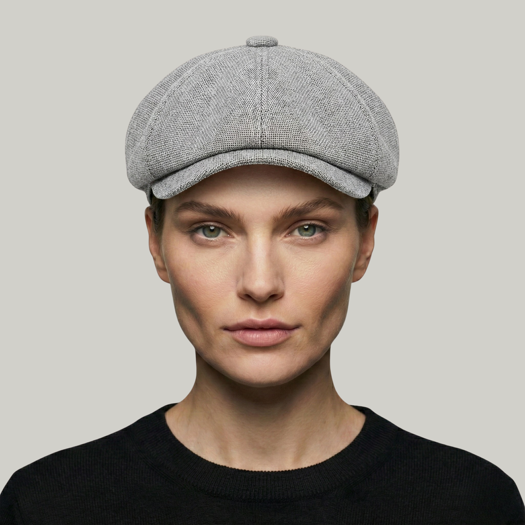 Béret Gavroche Gris Simple