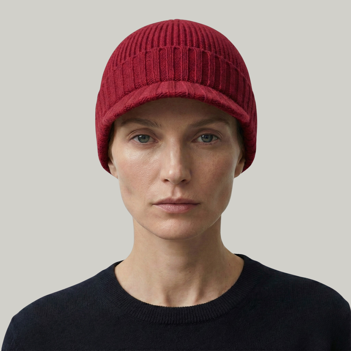 Bonnet Casquette Rouge Double Sens