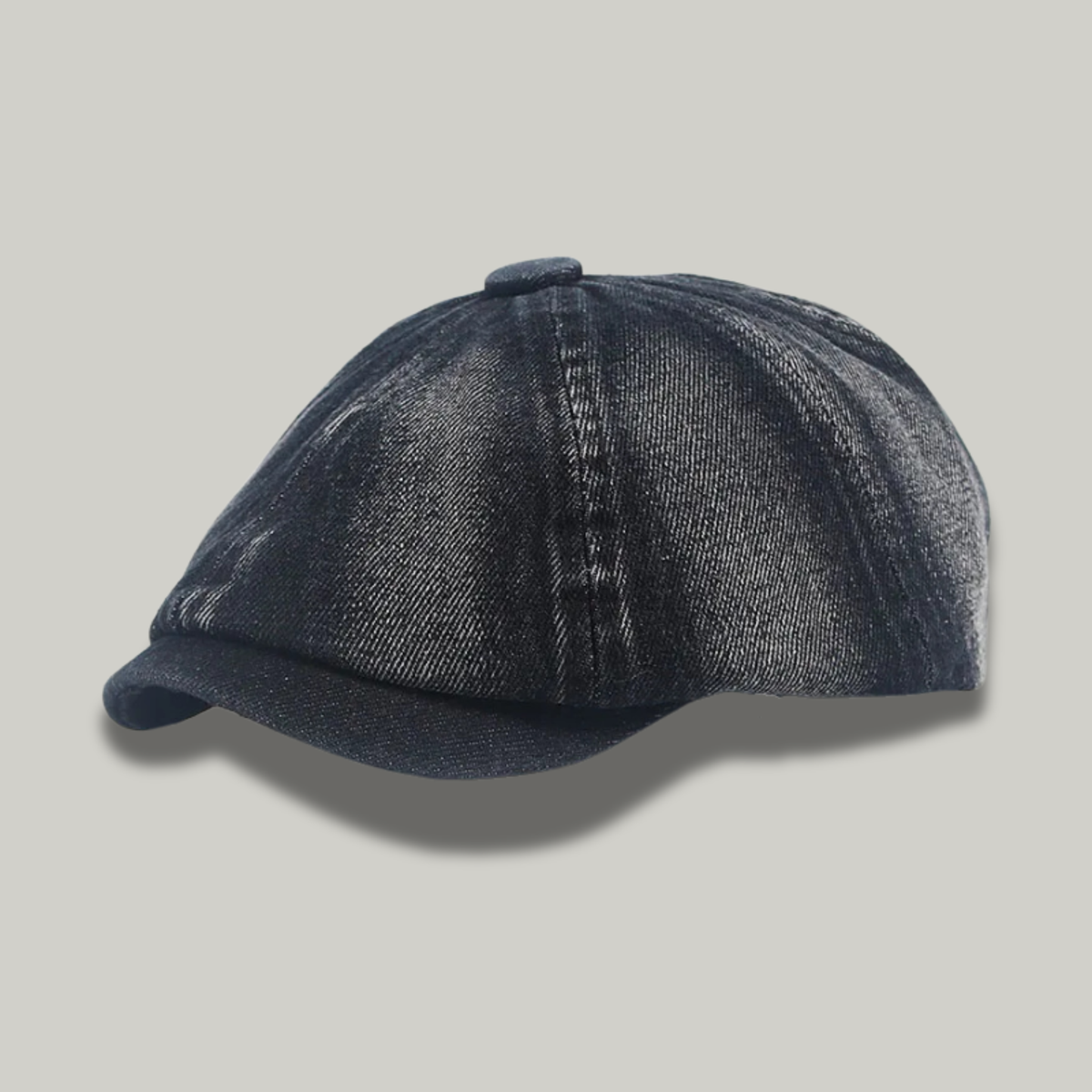 Béret Gavroche Homme Noir Jean