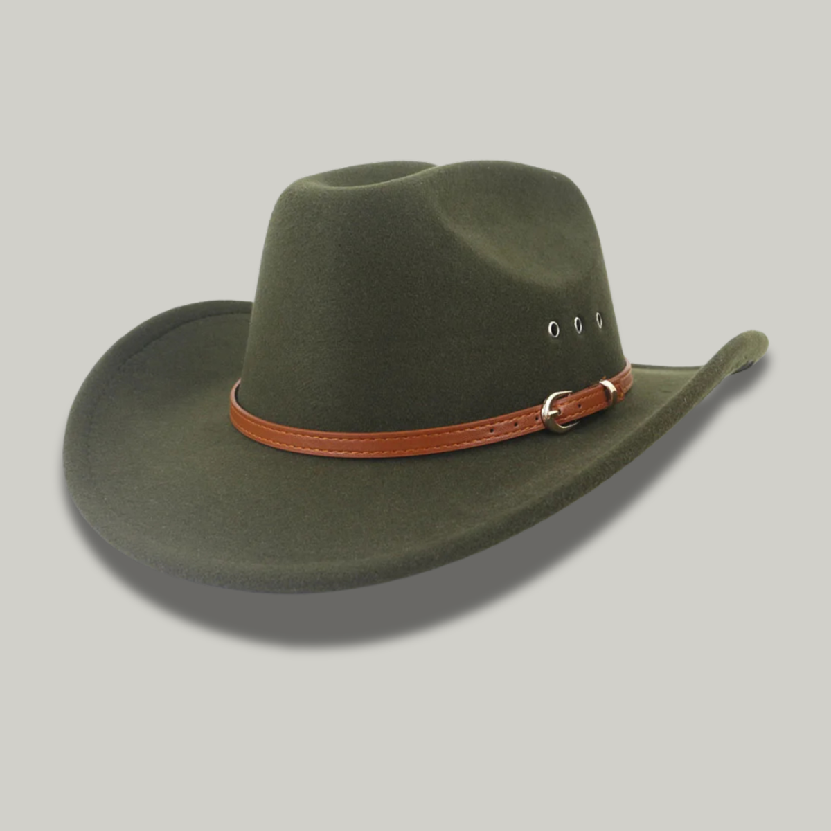 Chapeau de Cowboy Homme Vert Doux