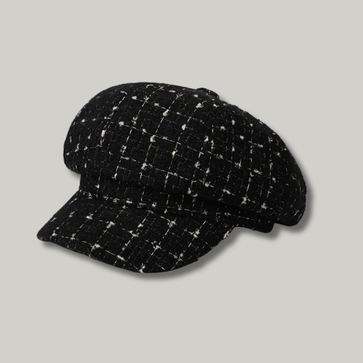 Béret Gavroche Femme Noir