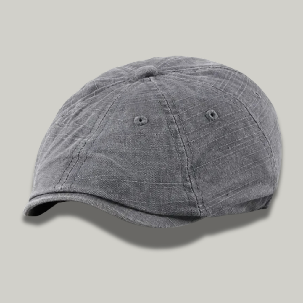 Béret Homme Gris Délavé