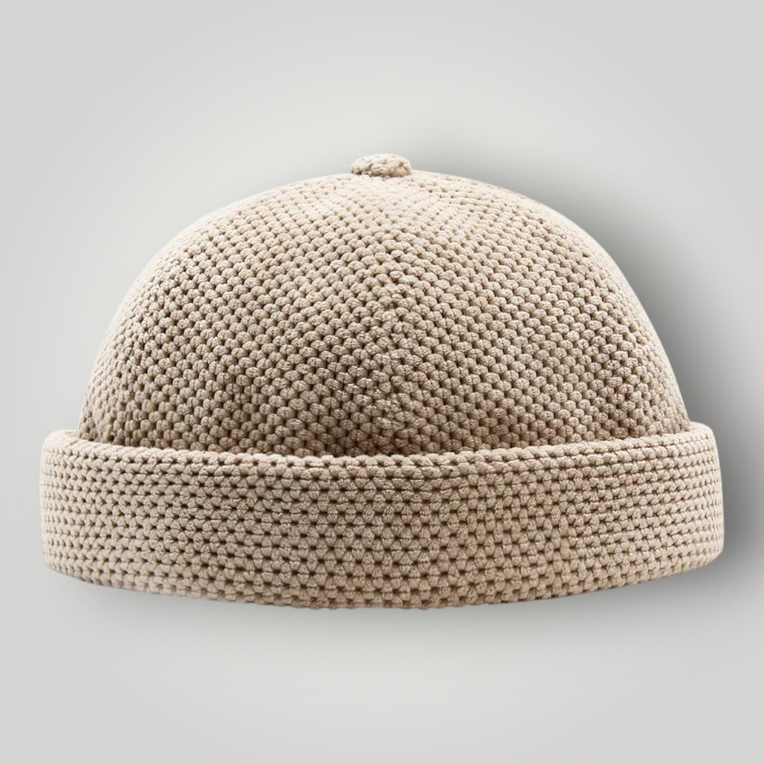 Bonnet Docker Beige Maille