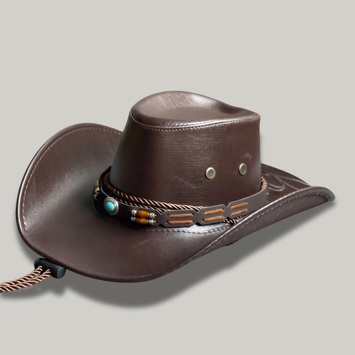 Chapeau de Cowboy Marron Campagne