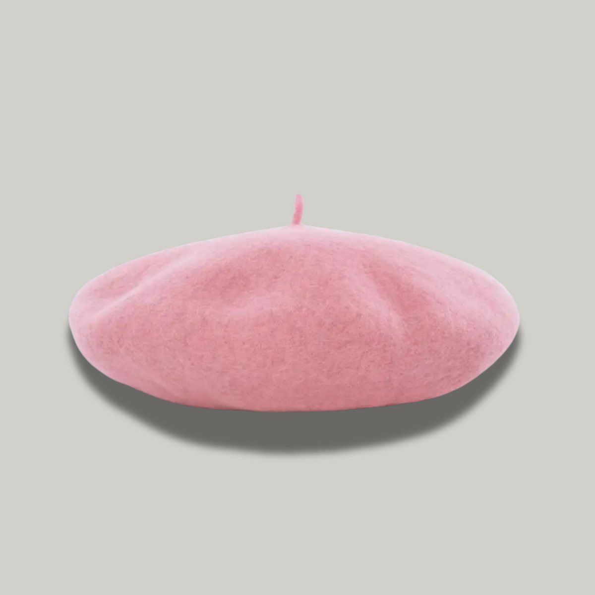 Béret Basque Femme Rose Simple