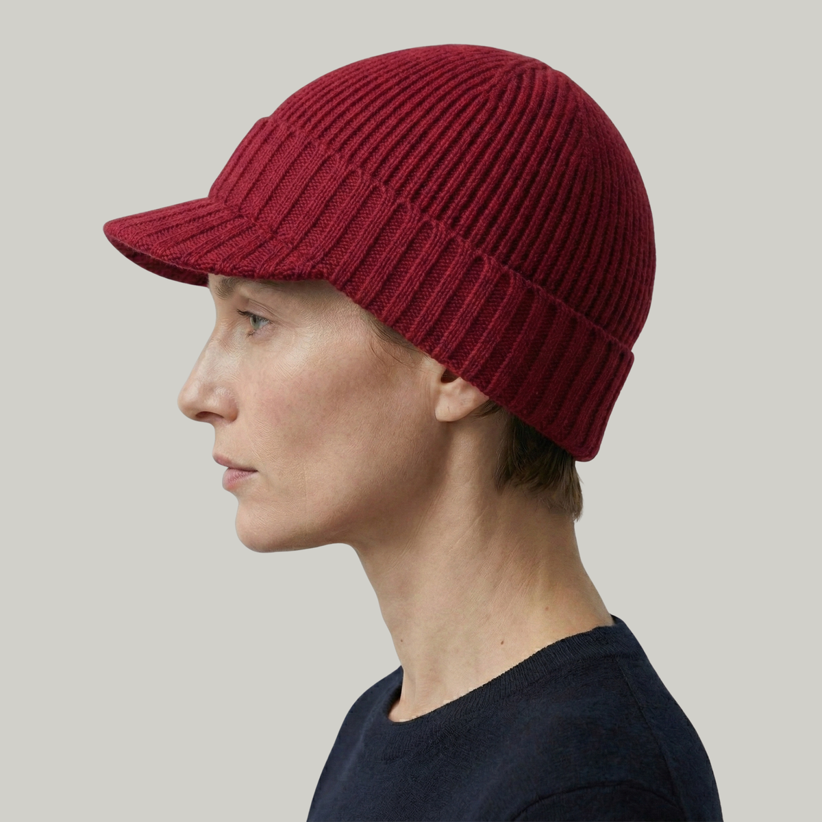 Bonnet Casquette Rouge Double Sens