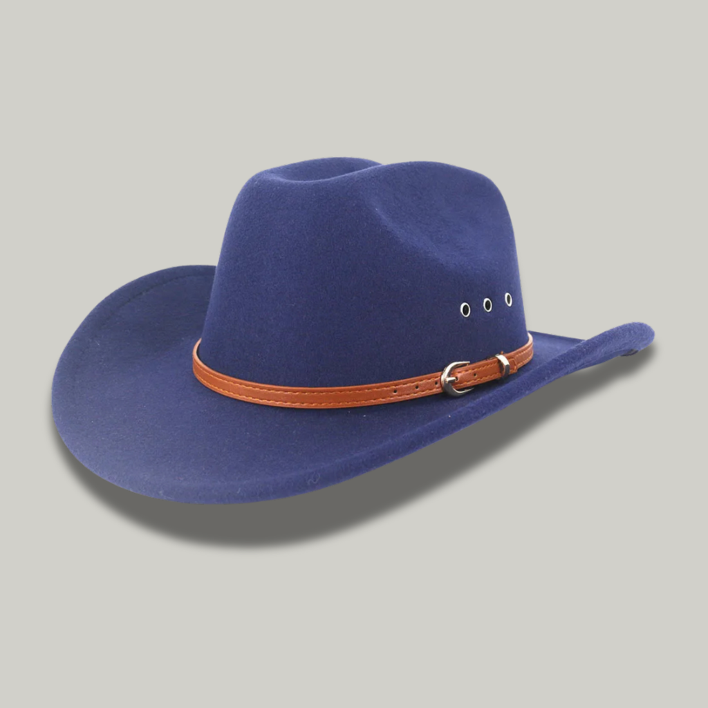 Chapeau de Cowboy Homme Bleu Doux