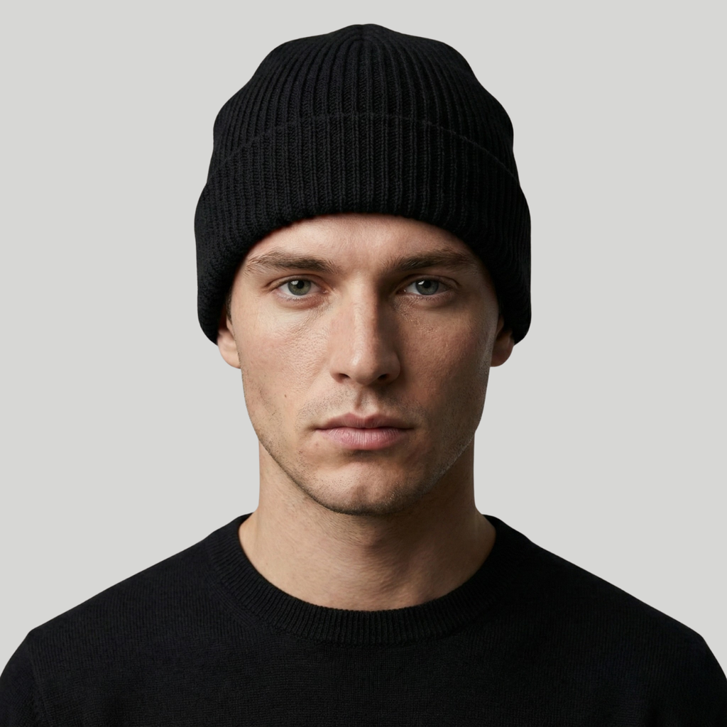 Bonnet Hiver Noir Classique
