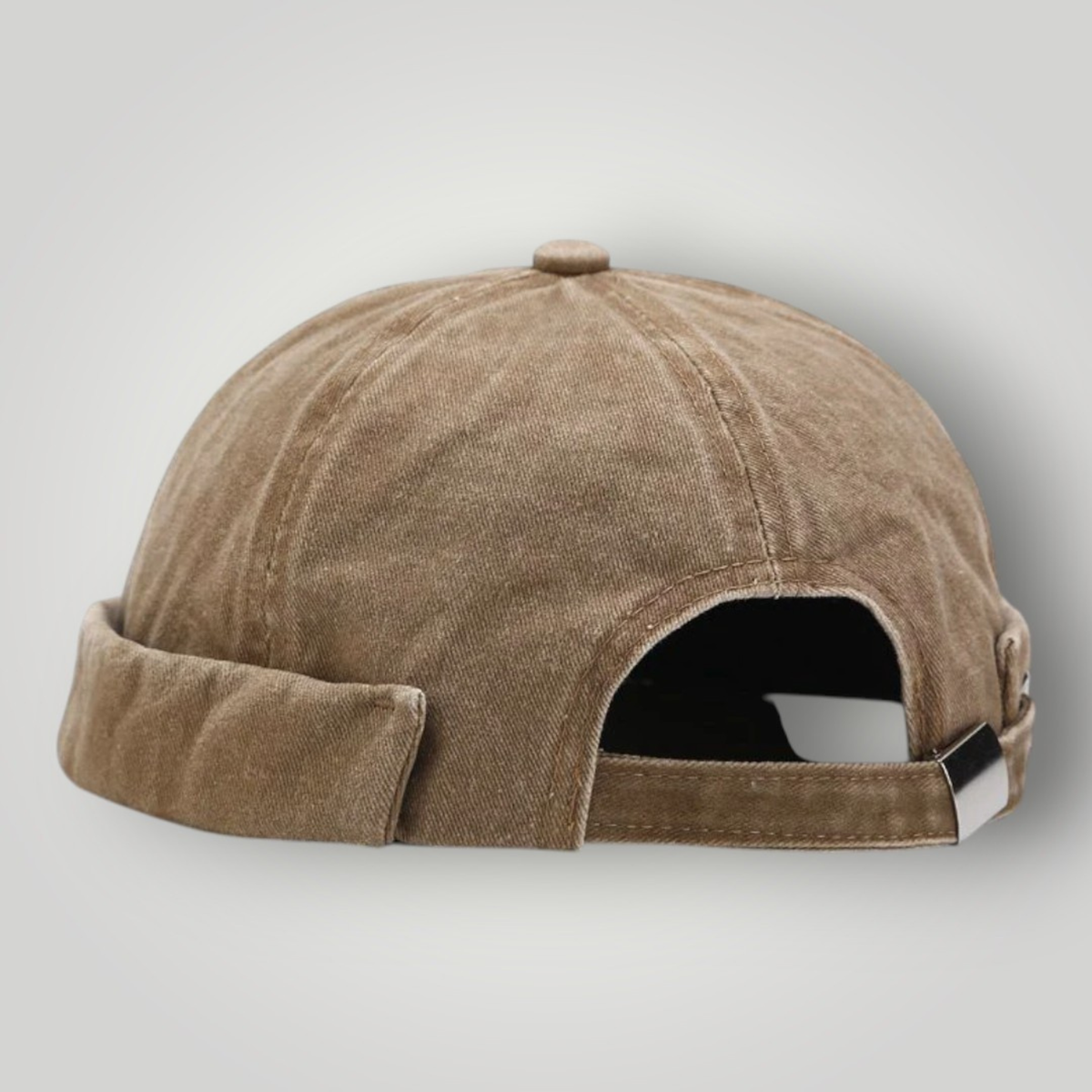 Bonnet Docker Marron Délavé