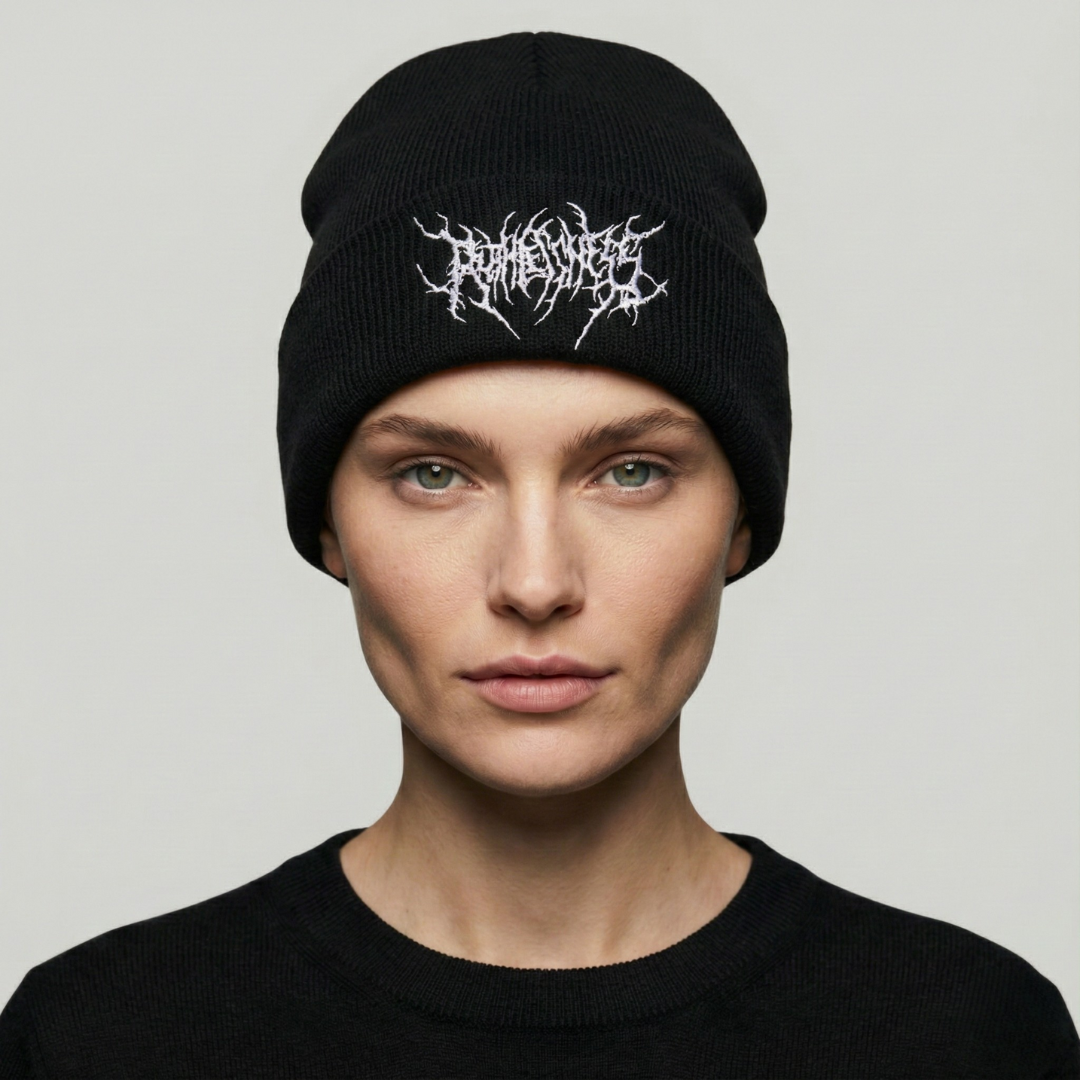 Bonnet Hiver Femme Noir Gothique