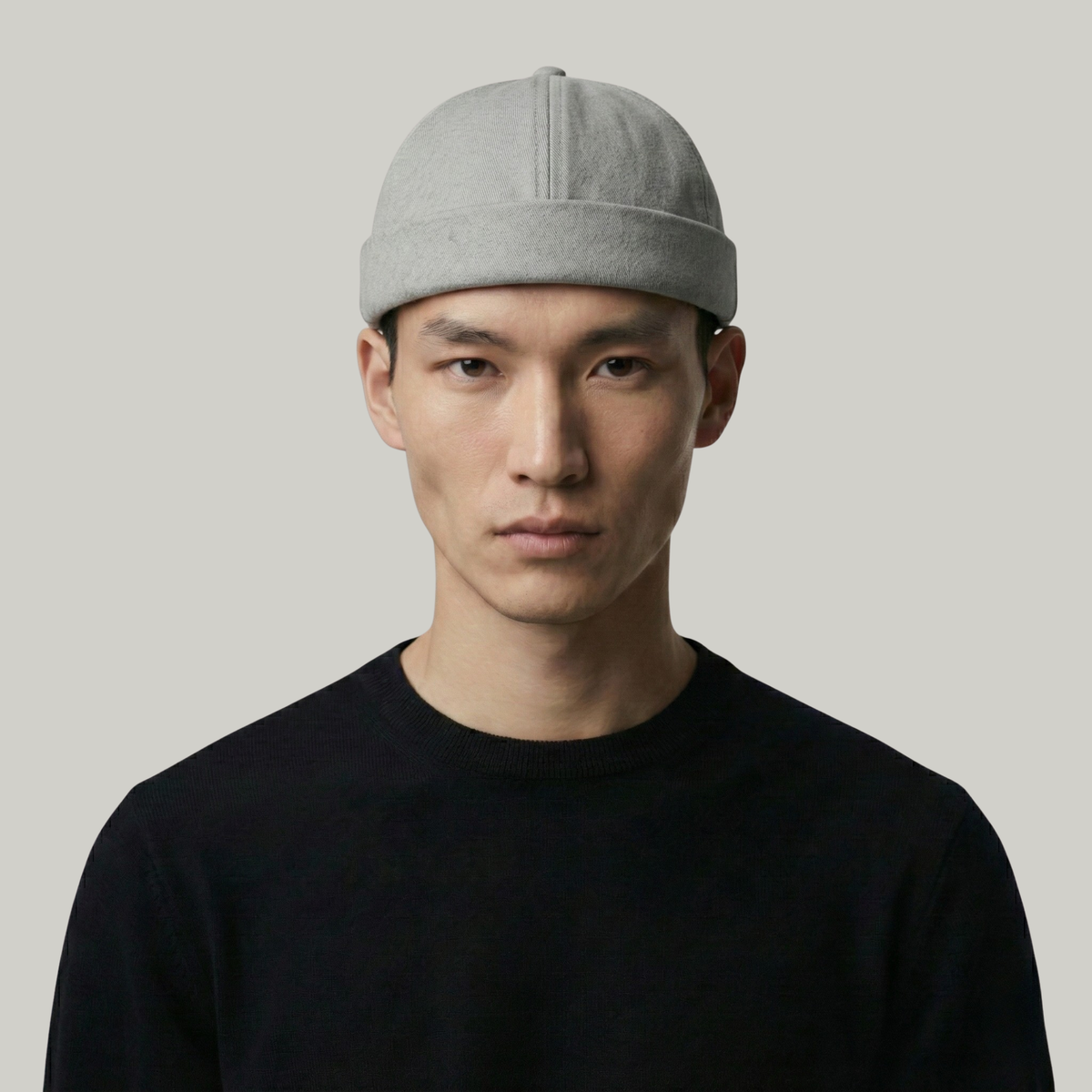 Bonnet Docker Gris Croix