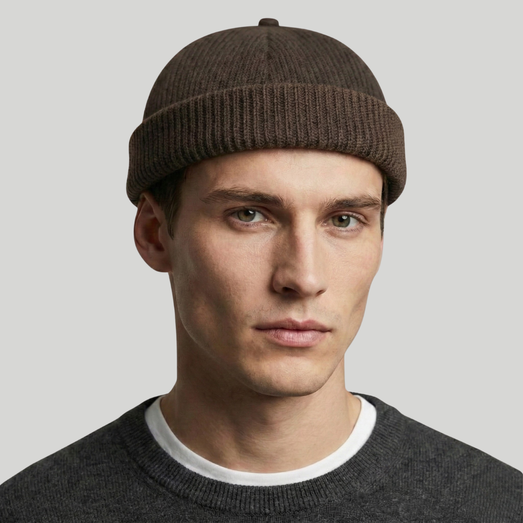 Bonnet Docker Marron Brut