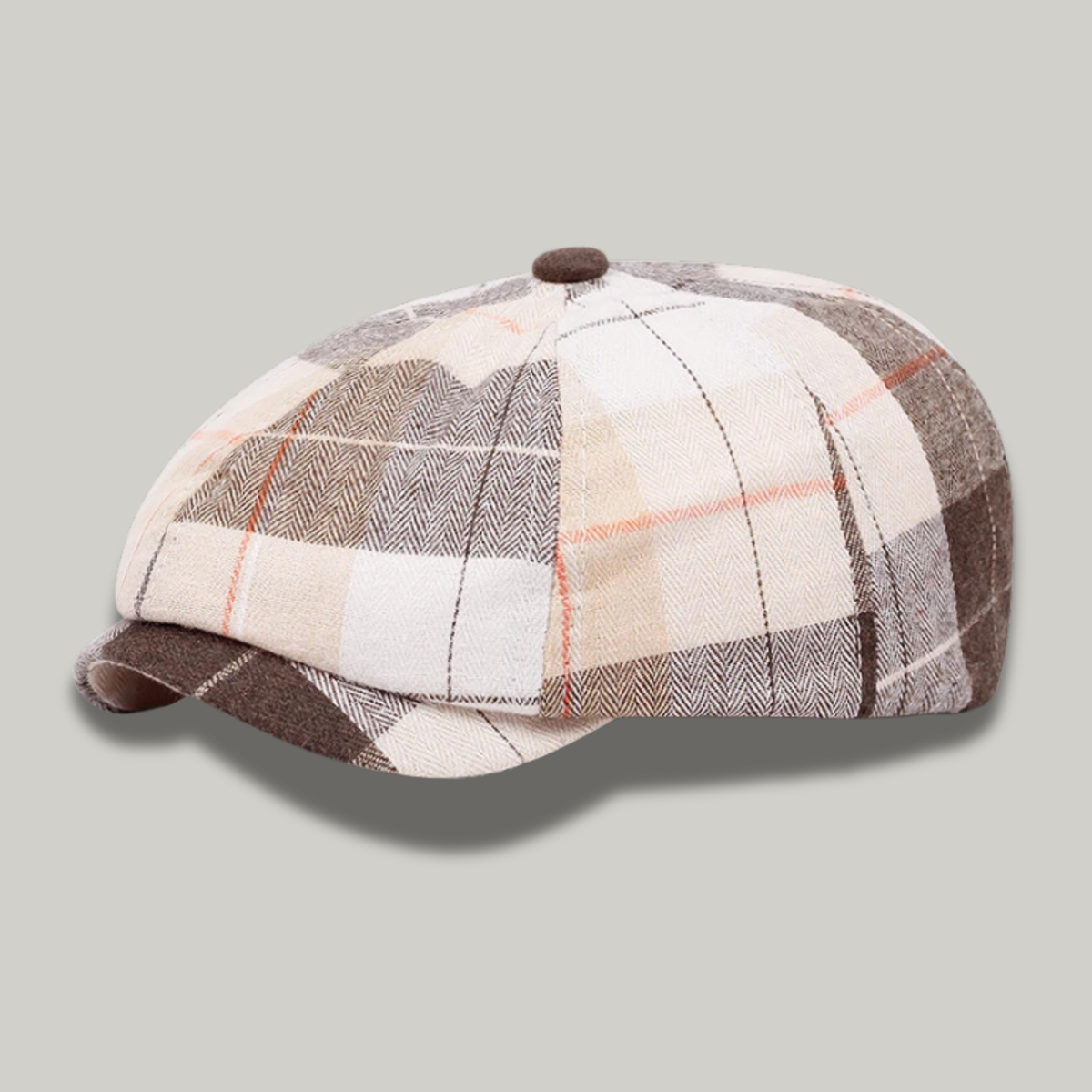 Béret Gavroche Beige Vintage