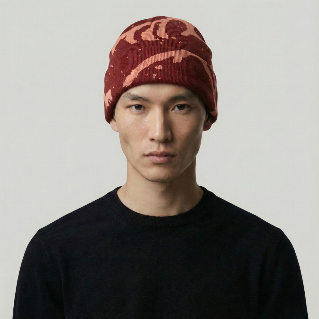 Bonnet StreetWear Rouge Hiver