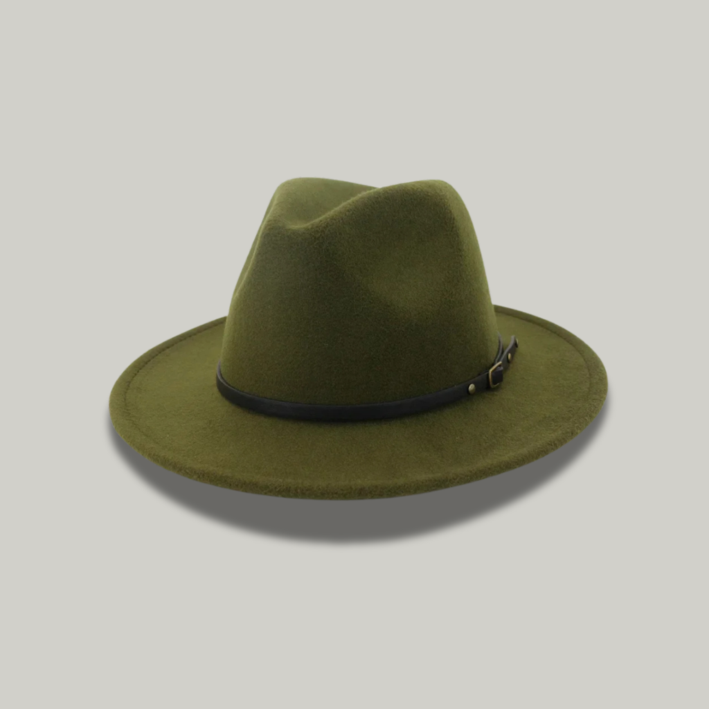 Chapeau Fedora Vert Classique