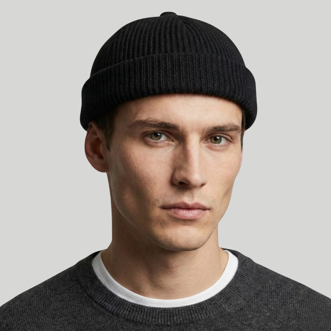 Bonnet Docker Noir Brut