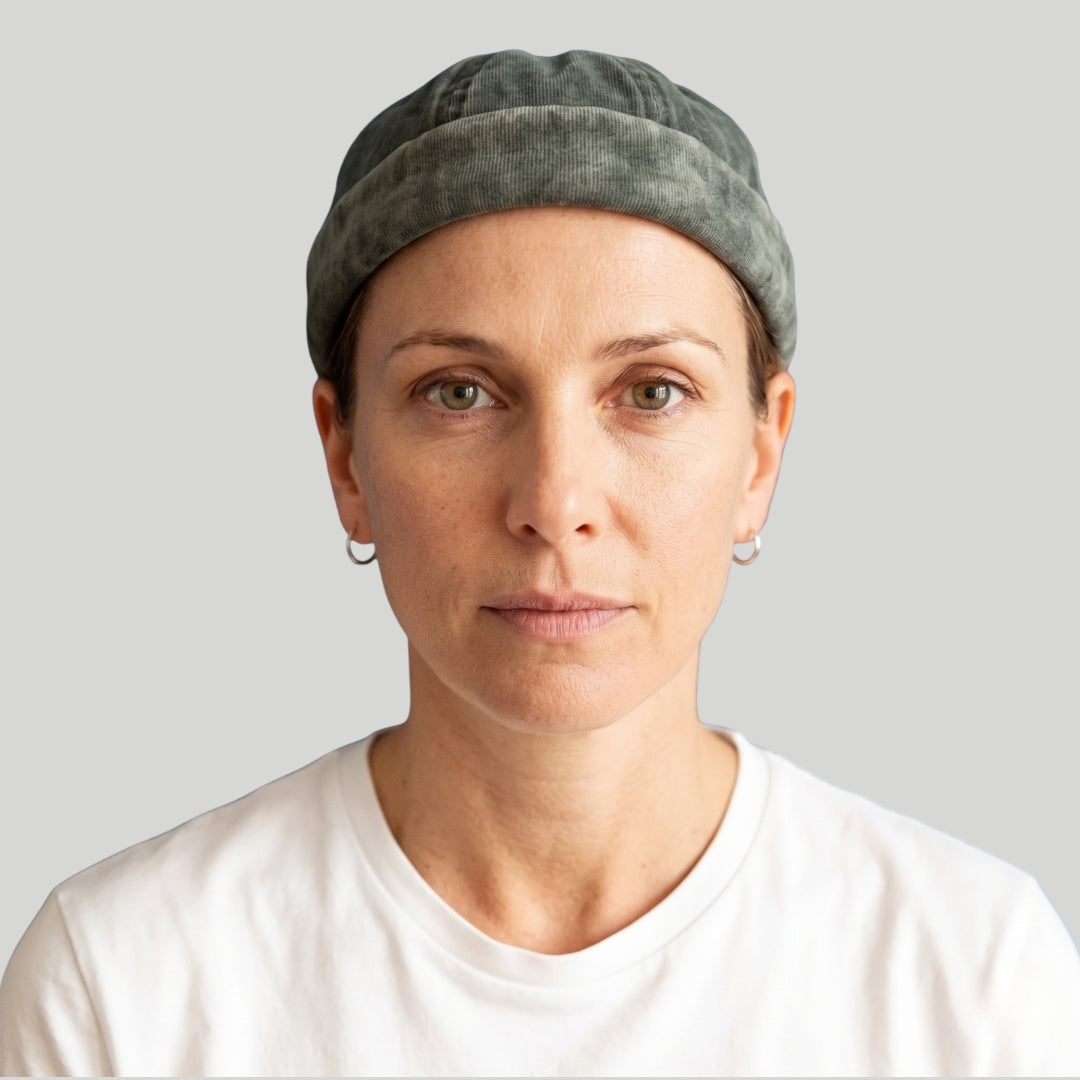 Bonnet Docker Vert Délavé