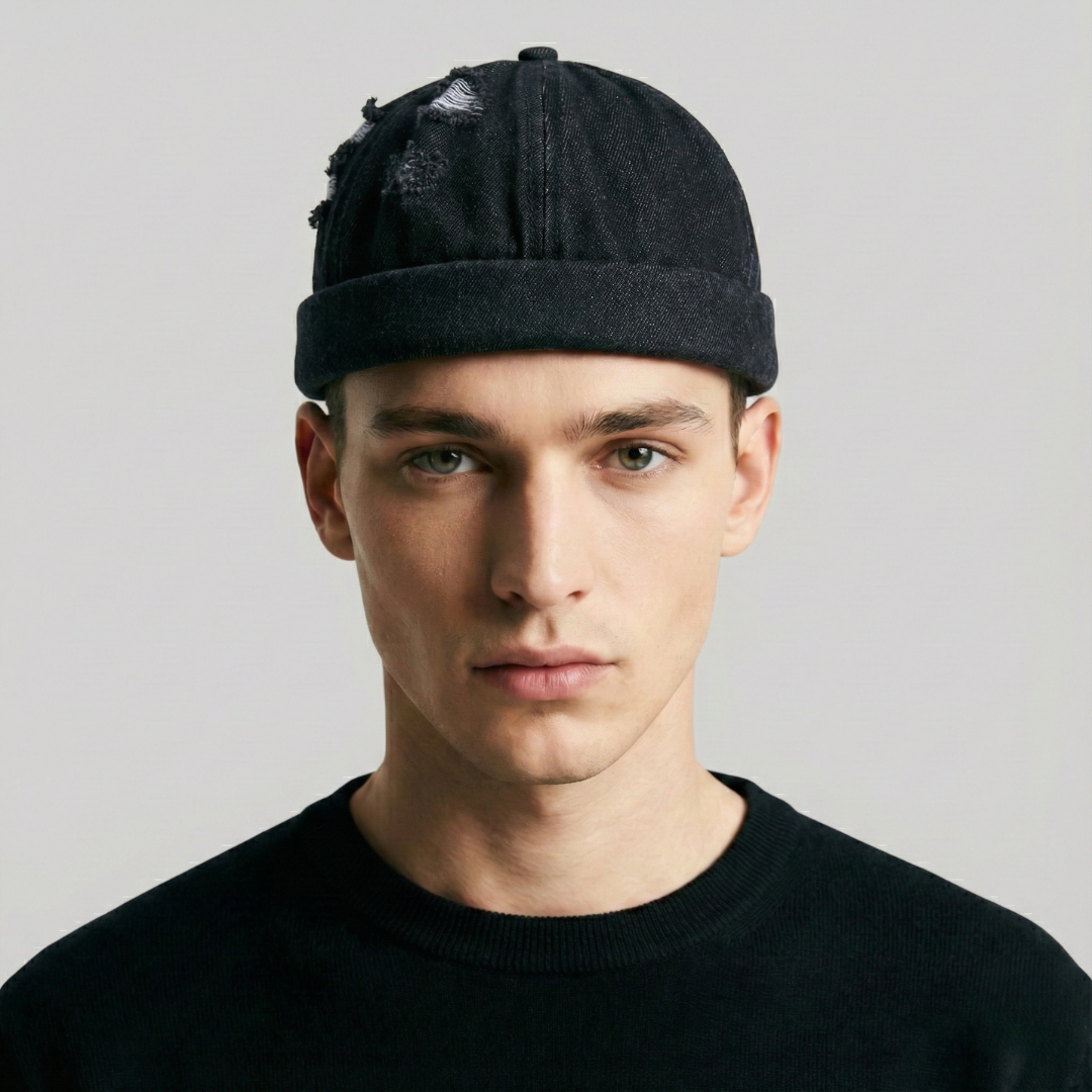 Bonnet Docker Noir Jean